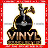 Vinyl Sounds Better Man Bicycle Forever Addict Playing Vintage Disc Hip Hop Rap Rapper Plug Trap Street Hood Ghetto Swag Thug Hustler Hustling Famous Hustle Baller Trapper Quote Art Graphic Design Logo T-Shirt Print Printing JPG PNG SVG Vector Cut File