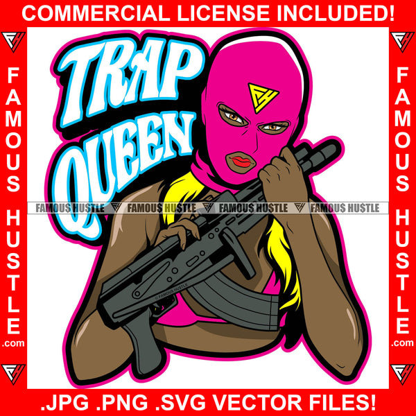 Gangster femme portant un masque de ski pile d'argent tranquille Gangsta  Dope Hustle Skillz Hustling Hustler SVG PNG JPG vecteur coupe Cricut  Silhouette -  Canada