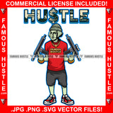 Hustle Gangster George Washington Dead President Knit Cap Machine Guns Sneakers Gold Necklace Jewelry Sneakers Hip Hop Rap Boss Swag Plug Trap Hood Thug Street Thug Cash Quote Art Graphic Design Logo T-Shirt Print Printing JPG PNG SVG Vector Cut File