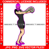 Paid In Full Sexy Gangster White Lady Female Pink Ski Mask Spreading Cash Stack Spread Arm Money Gold Jewelry Hip Hop Rap Plug Ghetto Swag Thug Famous Hustle Baller Trapper Art Graphic Design Logo T-Shirt Print Printing JPG PNG SVG Vector Cut File