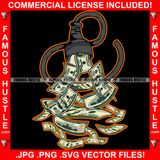 Plug Talk Cash Money Vacuume Hip Hop Rap Rapper Plug Trap Street Hood Ghetto Swag Thug Hustler Hustling Famous Hustle Baller Trapper Art Graphic Design Logo T-Shirt Print Printing JPG PNG SVG Vector Cut File