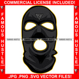 Gangster Ski Mask Glowing Eyes Tattoo Hip Hop Rap Rapper Plug Trap Street Hood Ghetto Swag Thug Hustler Hustling Flex Drip Dripping Savage Boss Famous Hustle Art Graphic Design Logo T-Shirt Print Printing JPG PNG SVG Vector Cut File