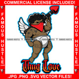 Thug Love Gangster Baby Angel Wings Face Mask Diaper Love Rocket Launcher Tattoo Hip Hop Rap Plug Trap Street Hood Ghetto Swag Thug Hustling Famous Hustle Baller Trapper Quote Art Graphic Design Logo T-Shirt Print Printing JPG PNG SVG Vector Cut File