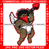 Thug Love Gangster Baby Angel Wings Face Mask Diaper Love Rocket Launcher Tattoo Hip Hop Rap Plug Trap Street Hood Ghetto Swag Thug Hustling Famous Hustle Baller Trapper Art Graphic Design Logo T-Shirt Print Printing JPG PNG SVG Vector Cut File