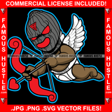 Thug Life Gangster Baby Angel Wings Ski Mask Mean Happy Love Face Arrow Bow Hip Hop Rap Rapper Plug Trap Street Hood Ghetto Swag Thug Hustling Famous Hustle Baller Trapper Art Graphic Design Logo T-Shirt Print Printing JPG PNG SVG Vector Cut File