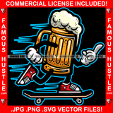 Hustle Full Beer Mug Glass SkateBoard Fast Sneakers Hip Hop Rap Rapper Plug Trap Street Hood Ghetto Swag Thug Hustler Hustling Famous Baller Trapper Art Graphic Design Logo T-Shirt Print Printing JPG PNG SVG Vector Cut File