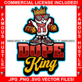 Dope King Happy Snow Man Glasses Bags Sneakers Christmas Day Ready Hip Hop Rap Rapper Plug Trap Street Hood Ghetto Swag Thug Hustler Hustling Famous Hustle Baller Trapper Quote Art Graphic Design Logo T-Shirt Print Printing JPG PNG SVG Vector Cut File