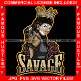 Savage Queen Sexy Gangster Lady Female Sunglasses Roses Makeup Machine Gun Hip Hop Rap Plug Trap Street Hood Ghetto Swag Thug Hustler Hustling Famous Hustle Baller Quote Art Graphic Design Logo T-Shirt Print Printing JPG PNG SVG Vector Cut File