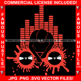 Vinyl Record Album Music DJ Drip Retro Vintage Disc Jockey Hip Hop Rap Trap Street Hustler Scratching Turntable Retro Vintage Music Player Famous Hustle Audio Art Graphic Design Logo T-Shirt Print Printing JPG PNG SVG Vector Cut File