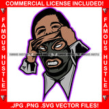 Savage Gangster Man Black Ski Mask Coming Out Face White Eyes Angry Horror Hip Hop Rap Rapper Plug Trap Street Hood Ghetto Thug Hustler Flex Drip Famous Hustle Art Graphic Design Logo T-Shirt Print Printing JPG PNG SVG Vector Cut File