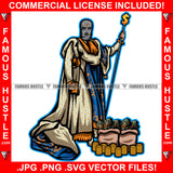 Royal King Ski Mask Royalty Outfit Dollar Sign Staff Cane Cash Money Bags Gold Coins Tattoo Hip Hop Rap Hustler Drip Plug Trap Hood Thug Gang Street Mafia Mob Famous Hustle Art Graphic Design Logo T-Shirt Print Printing JPG PNG SVG Vector Cut File