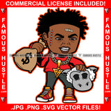 Gangster Horror Killer Scar Face Staples Sheep's Head Horror Cash Money Bag Hip Hop Rap Rapper Plug Trap Street Hood Ghetto Swag Thug Boss Hustler Hustling Drip Street Gang Art Graphic Design Logo T-Shirt Print Printing JPG PNG SVG Vector Cut File