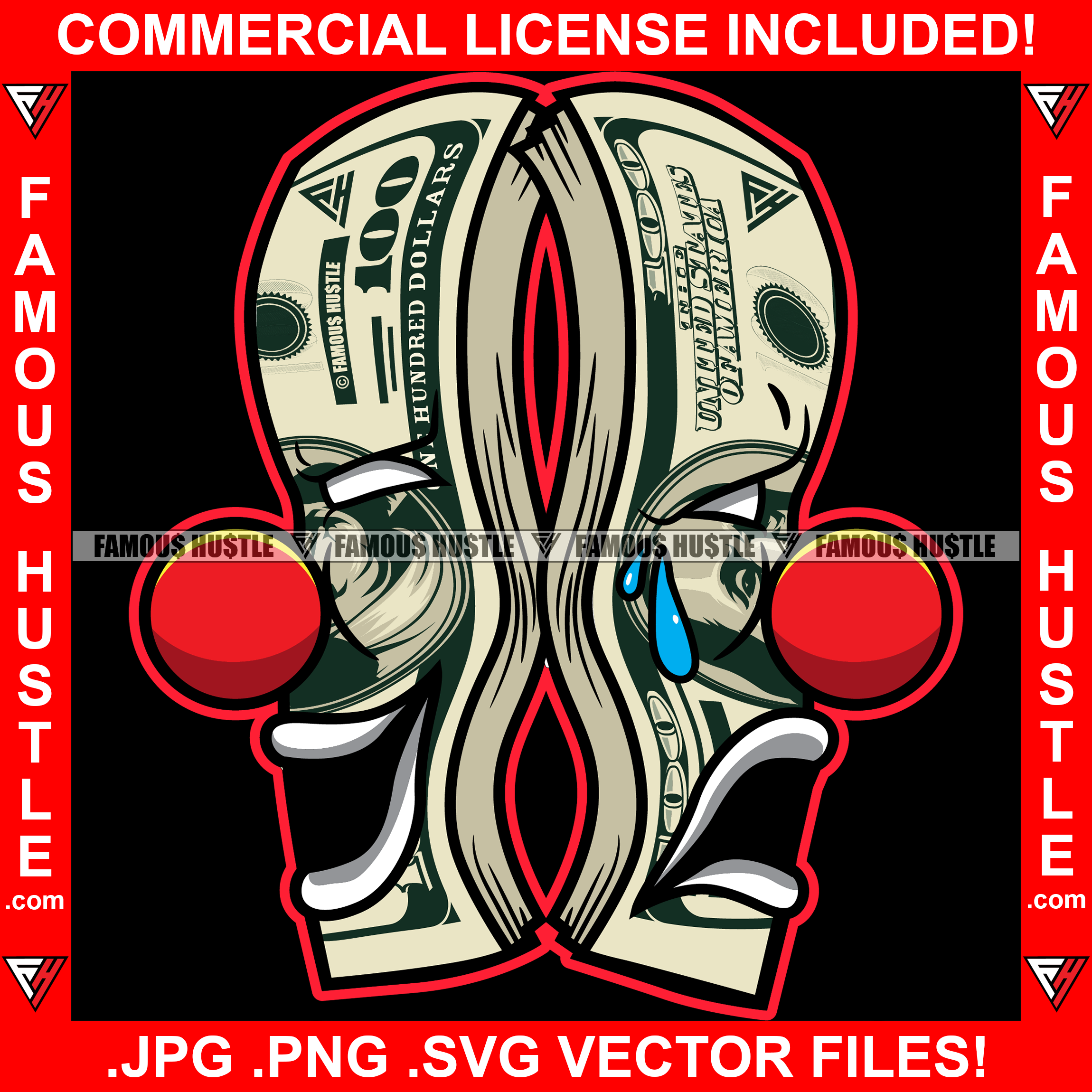 Brand Logo Drip SVG Cut File