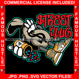 Pill Bottle Cartoon Character Street Drug Dealer Gangster Cash Money Bag Sneakers Tattoo Hip Hop Rap Hustler Drip Trap Hood Thug Gang Street Ghetto Famous Hustle Quote Art Graphic Design Logo T-Shirt Print Printing JPG PNG SVG Vector Cut File
