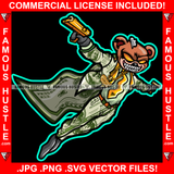 Cash Hunter Horror Teddy Bear Scary Eyes Sharp Teeth Gold Jewelry Pistol Guns$100 Bill Pattern Clothes Outfit Stuffing Coming Out Rap Plug Street Hood Ghetto Thug Drip Savage Famous Hustle Badass Art Graphic Design Print Printing Vector SVG Cut File