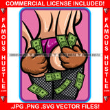 Sexy Woman Booty Bumb Teddy Bear Hands Cash Money Raining Tattoo Girl Lady Hip Hop Rap Plug Trap Hood Ghetto Thug Hustler Hustling Famous Hustle Art Graphic Design Logo T-Shirt Print Printing JPG PNG SVG Vector Cut File