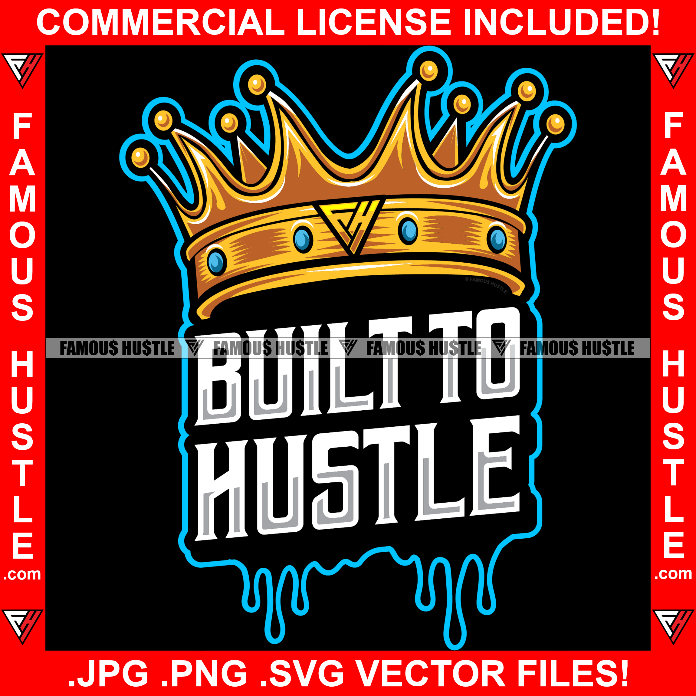 Crown Drip Svg Files