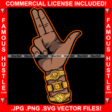 Hand Sign Gun Gold Watches Rich Gangster Gang Member Thug Hip Hop Rap Hustler Boss Drip Swag Plug Trap Hood Thug Street Tattoo Cartoon Character Ghetto Art Graphic Design Logo T-Shirt Print Printing JPG PNG SVG Vector Cut File