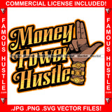 Money Power Hustle Hand Sign Gun Gold Watches Rich Gangster Gang Member Thug Hip Hop Rap Hustler Boss Drip Swag Plug Trap Hood Thug Street Tattoo Cartoon Character Ghetto Quote Art Graphic Design Logo T-Shirt Print Printing JPG PNG SVG Vector Cut File