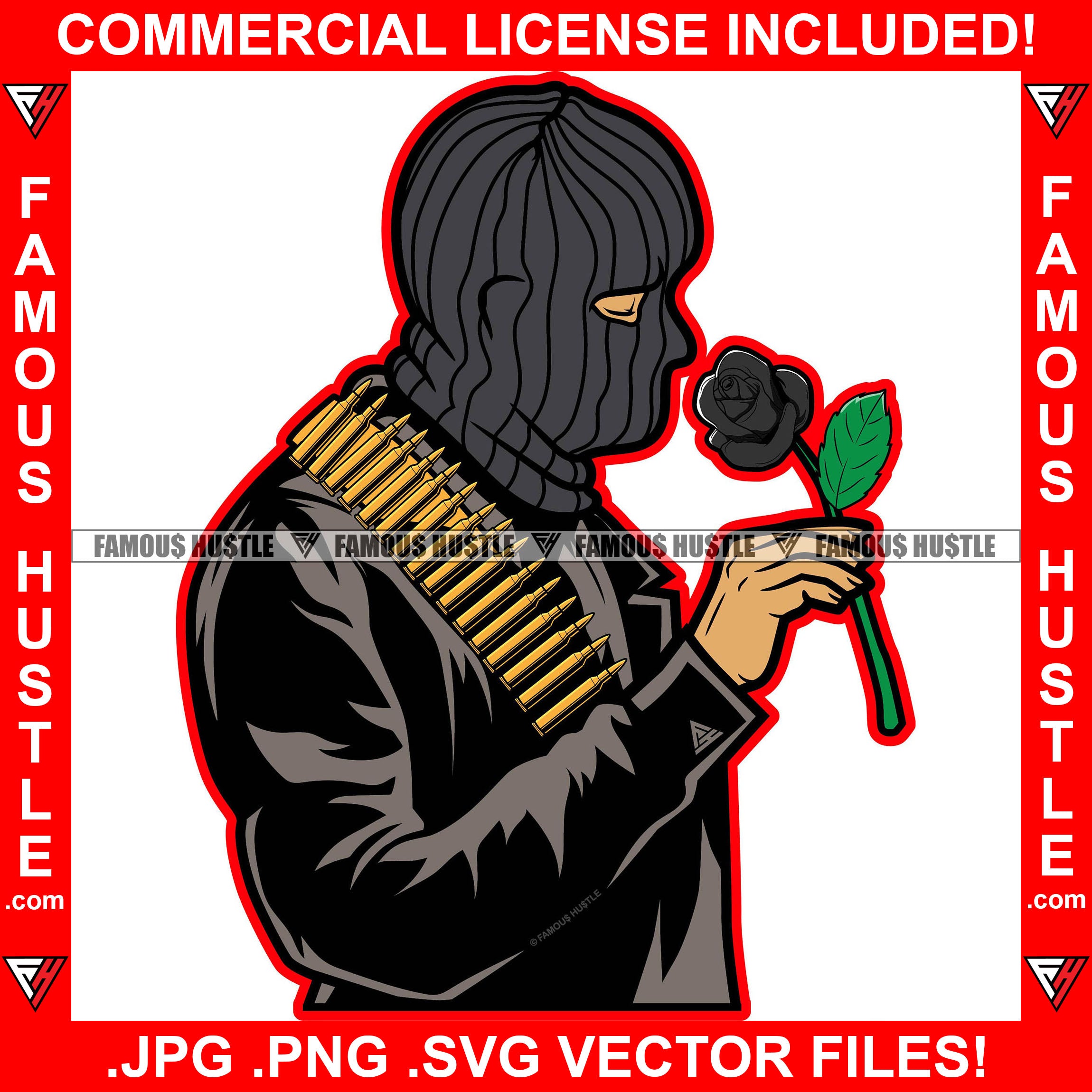 Street Legend Dripping Gangster Black Man Ski Mask Suit Smelling Black ...