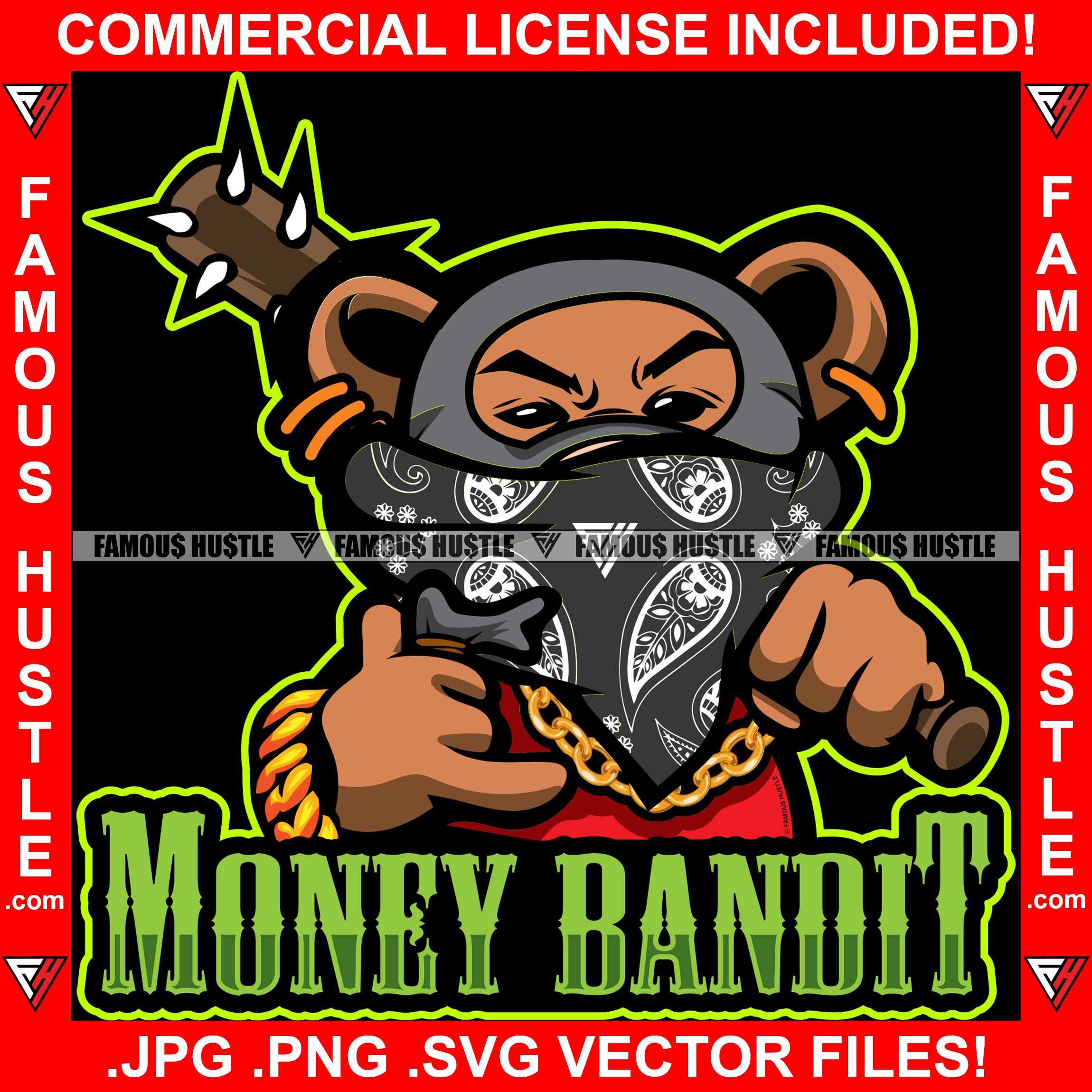 Bandits Baseball SVG Cut File Cricut Sticker Decal