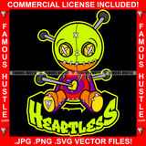 Heartless Voodoo Doll Stitched Closed Head Stitches Scary Voo Doo Horror Face Pins In Body Tattoo Hip Hop Rap Plug Trap Street Hood Ghetto Swag Thug Rich Famous Hustle Quote Art Graphic Design Logo T-Shirt Print Printing JPG PNG SVG Vector Cut File